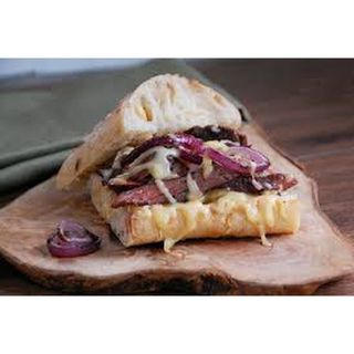 Beef With Onions & Cheese