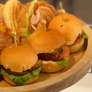 Mini burger scalope