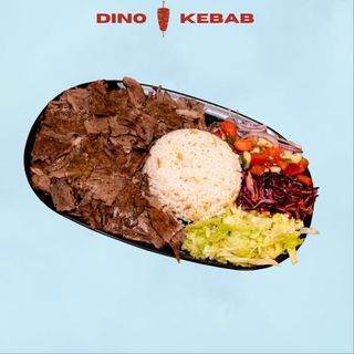 Talerz kebab z mięsem wołowo-baranim XL