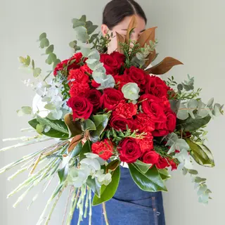 Leia - 25 rose rosse