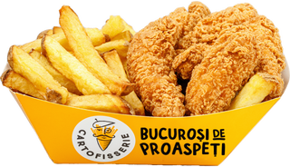 Cartofi cu Crispy Strips Large