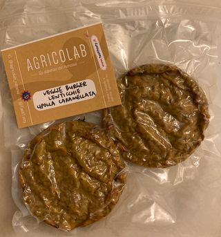 Burger lenticchie cipolla caramellata 2 x 100g