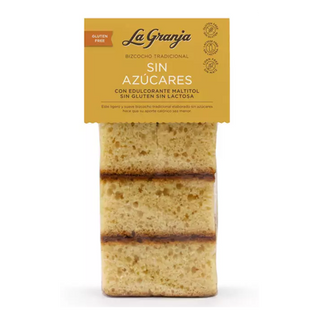 Bizcocho Sin Azúcar Sin Gluten y Sin Lactosa