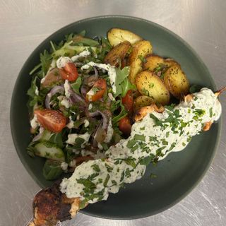 Brocheta de pollo 1 ud.