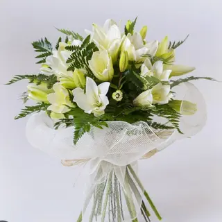 Ramo 6 Lilium Blanco