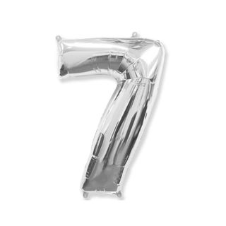 Balon Sur cu heliu cifra 7 