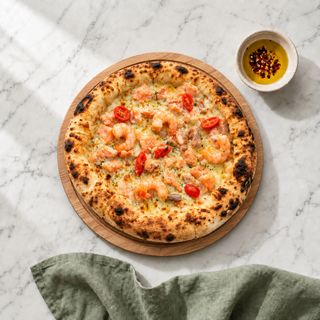 Pizza Salmon Shrimp