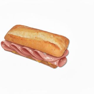 Panino con mortadella