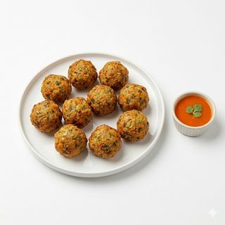 Albóndigas De Verduras Fritas