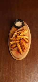 მექსიკური კარტოფილი ტასრტარის სოუსით/Mexican potatoes with tartar sauce