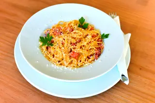 Esparguete alla carbonara