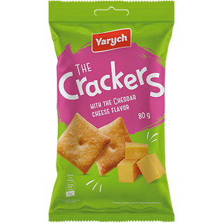 KRAKERSY O SMAKU SERA CHEDDAR «YARYCH» 80 g