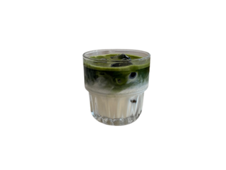 Iced matcha tea latte