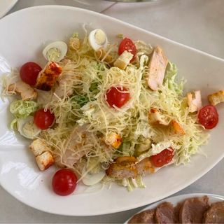 Салат "Цезарь" с курицей