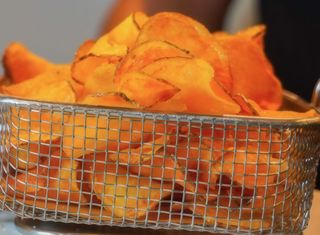 Chips di patate a rondelle