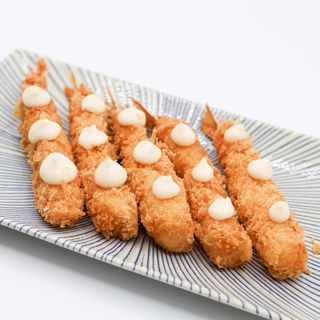 Langostinos rebozados en Panko