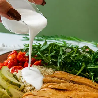 Tahini de ajo y limón