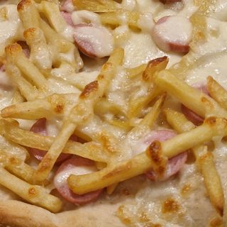 Pizza Wurstel e Patatine - 1 pz