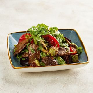 Теплый салат с баклажанами (300г)