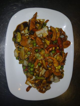 Svinjetina sa povrćem 400g