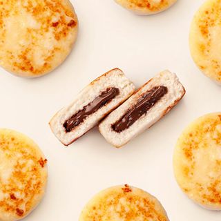 Сирники з нутеллою і бананом
