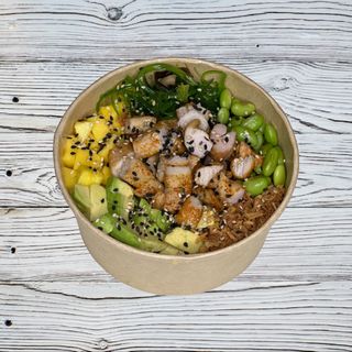 Poke de Pollo en Salsa Teriyaki