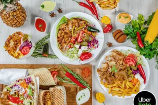 Mega talerz kebab