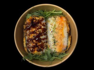 SUSHI BURGER Łosoś Pieczony JALAPENO (ostry)