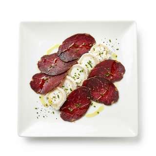 Cecina De Angus Con Queso De Cabra