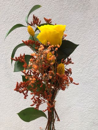 Rosa Preservada Amarilla