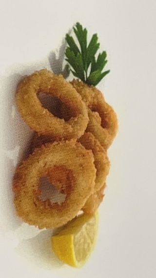 9. Anelli di calamari fritti(4pz)