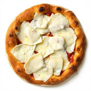 Pizza con pomodoro e mozzariso