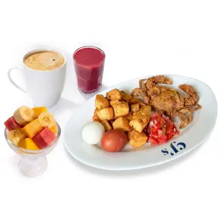 Chicken & Egg Wrap Combo (7AM - 12PM)