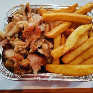 Vaschetta Kebab grande Mista con pane