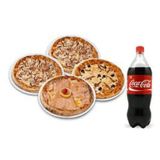 4 Pizza , 1 L Coca