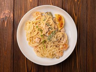 Спагетті Де Маре з морепродуктами (350g)