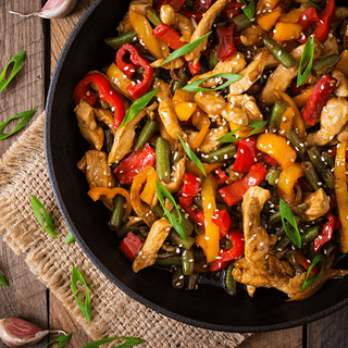 pollo con salsa de ostra