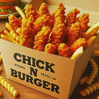 Menu Chick strips 