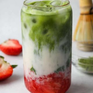 Matcha a la fresa