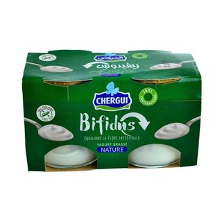 Yaourt brassé nature Bifidus 2x125g - CHERGUI