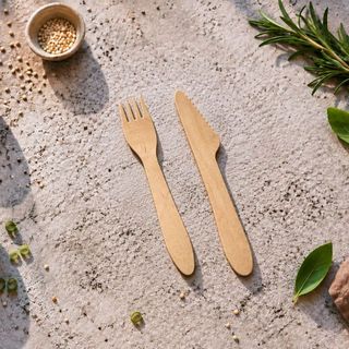 Kit di posate: forchetta e coltello 