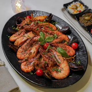Spaghetti Fruits De Mer Royal 2pers