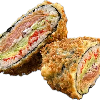 Sushi Burger z wędzonym łososiem