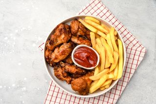 Alette di pollo fritte 9 pezzi