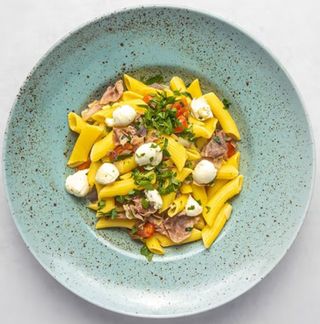 Penne panna prosciutto e funghi