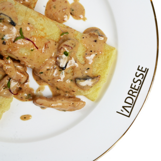 Crêpe au poulet et champignon