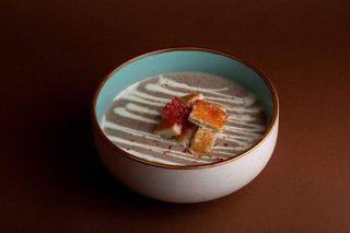 Крем-суп с грибами