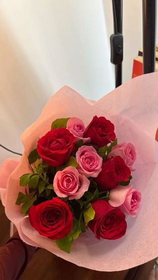 10 Roses Poésie Rose