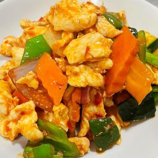 Pollo Con Guindillas