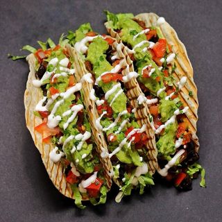Tacos vegetarian (3 tacos)
